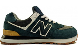New Balance 574 Сине-зеленые