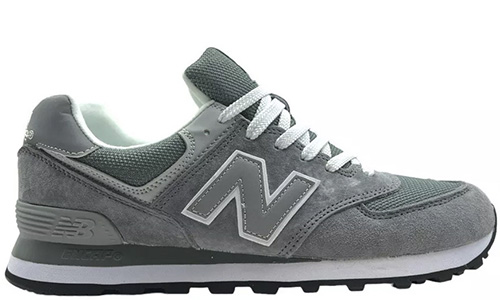 New Balance 574 White Light Grey