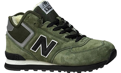 New Balance 574 classic green С Мехом