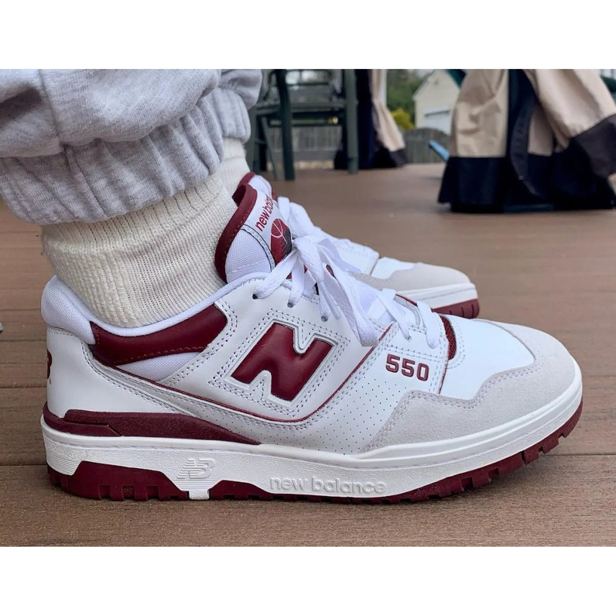 New Balance 550 White Red