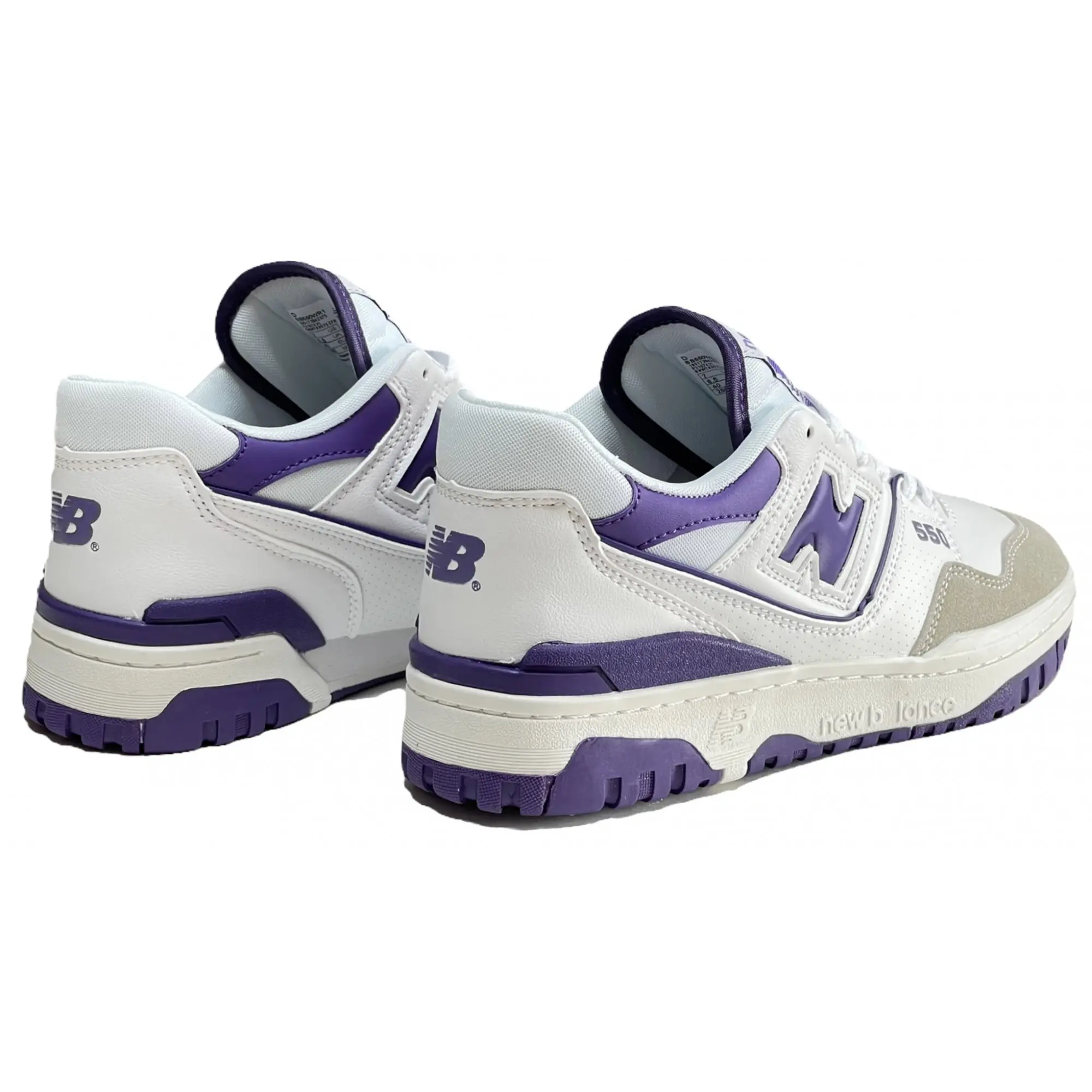New balance white purple sales