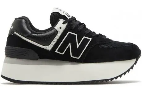 Womens black new balance 574 new arrivals