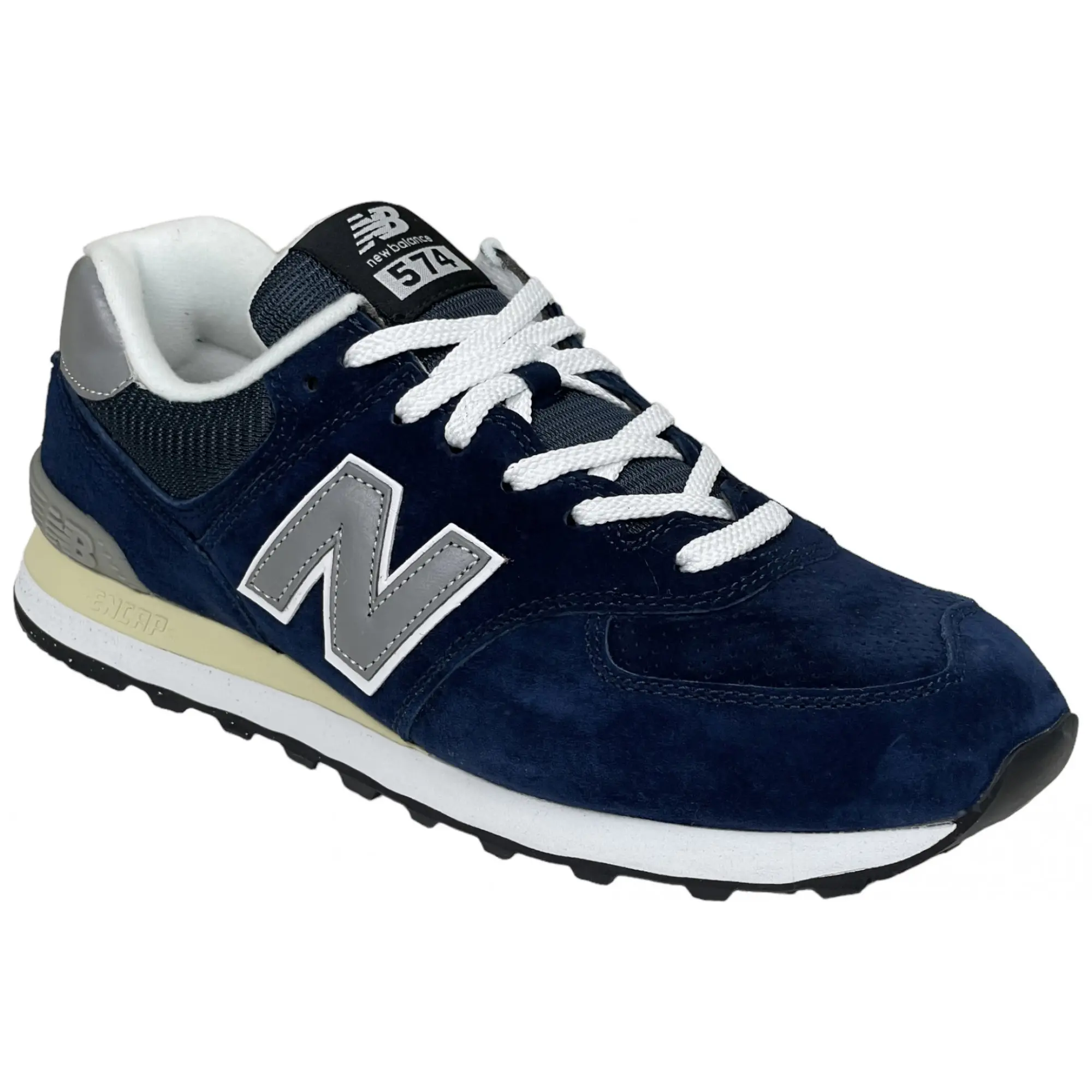 New balance 574 blau grau best sale