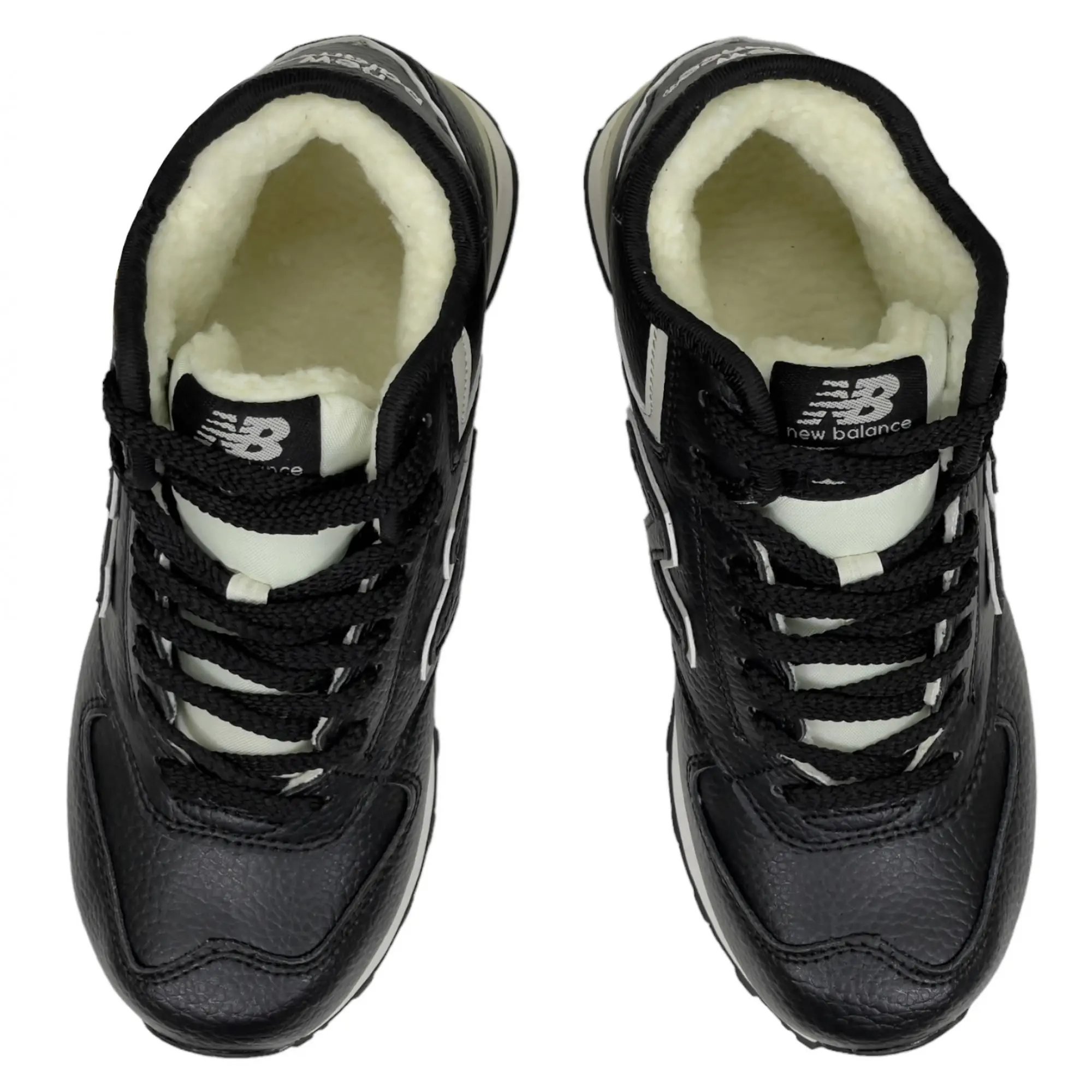 New balance 574 bambino nere discount