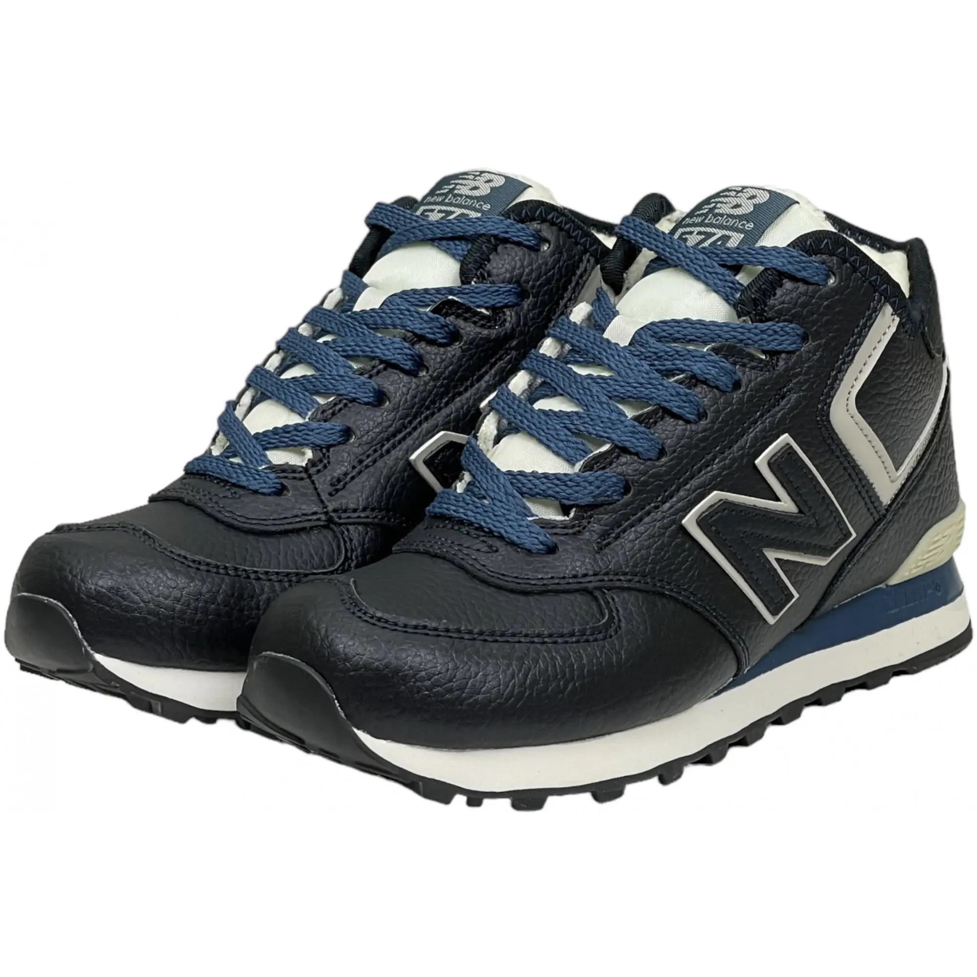 New Balance 574 Mid Blue Leather